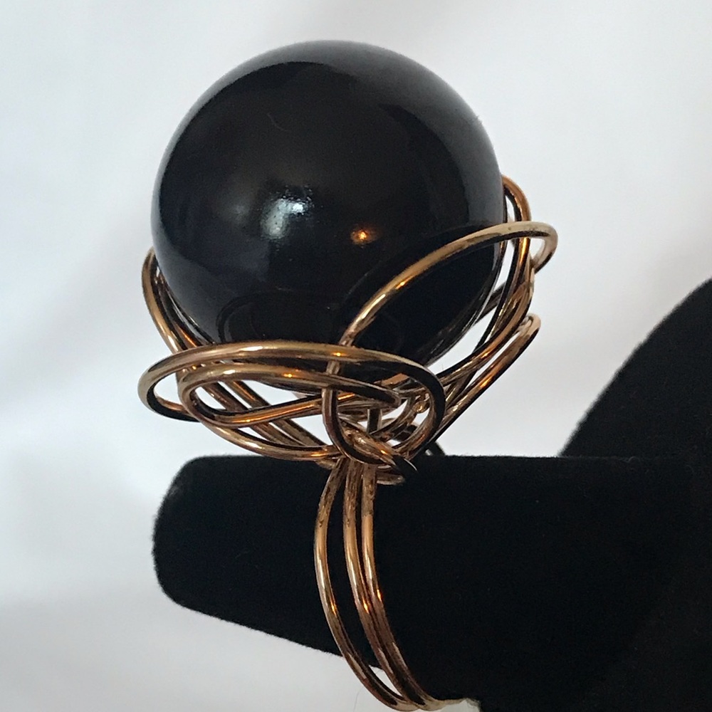 Globe cocktail ring